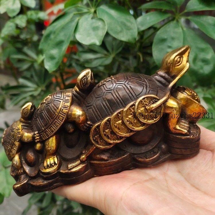 竜 銅 細工 装飾品 工芸品 美術品 置物 銅細工 竜亀 文房器 茶寵 置件 装飾品 工芸品 美術品(香炉