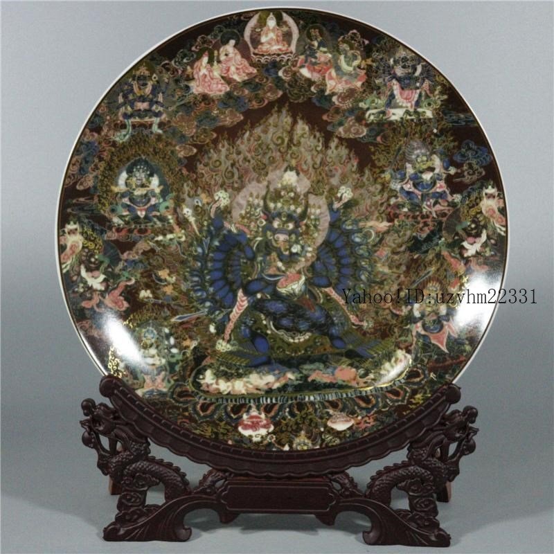青花喜字觚花瓶 磁器 景徳鎮 置物