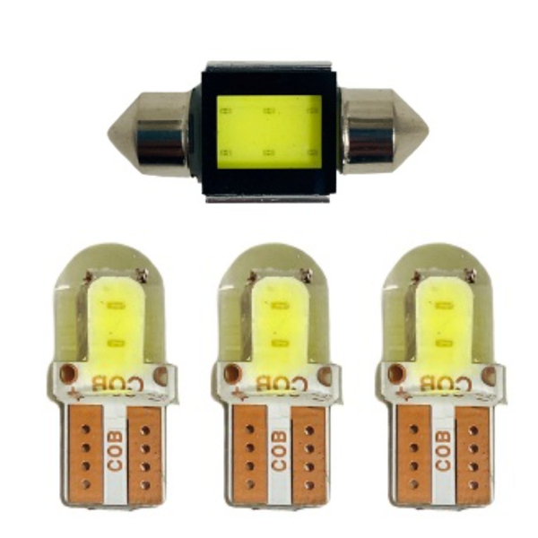 AmeCanJapan LA600/610S タント LED ルームランプ ウェッジ球セット T10 COB 全面発光 車内灯 バルブ 交換用電球 ホワイト