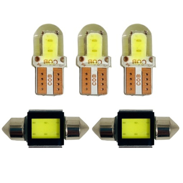 AmeCanJapan L375/385S タント カスタム LED ルームランプ ウェッジ球セット T10 COB 全面発光 車内灯 バルブ 交換用電球 ホワイト