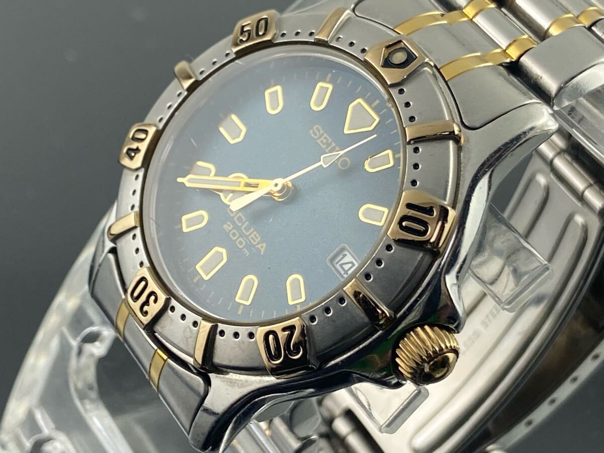 稼働品 SEIKO セイコー SCUBA 200m スキューバ 7N35-6000