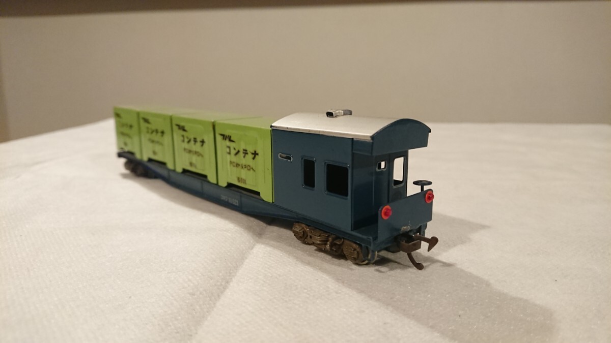 鉄道模型 TER HOゲージ ボギー貨車 コンテナ特急 コキフ10000