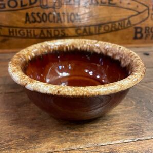 【vintage】Hull ボウル ミニ 小皿 アドバタイジング antique 店舗什器 店舗ディスプレイ us 古着 古道具 アンティーク ヴィンテージ 陶器