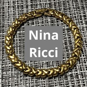 【ssh990】美品 Nina Ricci ニナリッチ ブレスレット ゴールドカラー ヴィンテージ