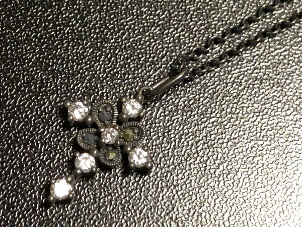 ANNA SUI アナスイ クロス ネックレス ストーン silver 925