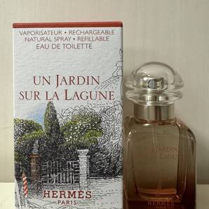 1プッシュ試香のみ! Herms エルメス 香水 ラグーナの庭 30ml オードトワレ 人気 庭シリーズ