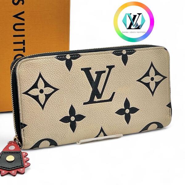 【極上美品】LOUIS VUITTON ヴィトン ルイヴィトン アンプラント クラフィティ ジッピーウォレット RFID 長財布 財布 ウォレット 新型 現行