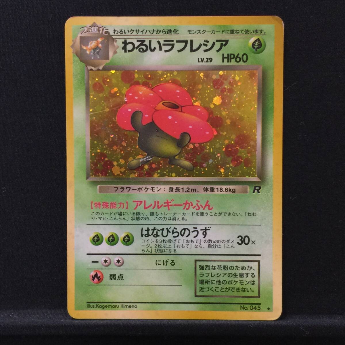 旧裏 わるいラフレシア PSA8 PSA9 連番セット