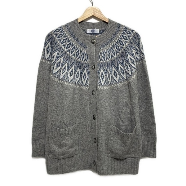 美品✨ユナイテッドアローズ　フェアアイル柄 ウールカーディガン スコットランド製 ユナイテッドアローズ別注 UNITED ARROWS スコットランド製