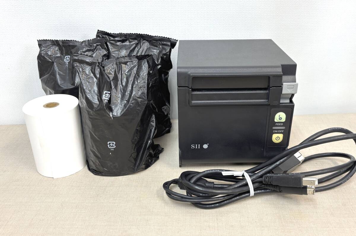 Amazon | セイコーインスツル 据置きプリンター 電源セット付 黒
