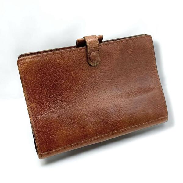ファイロファックス 手帳カバー ブラウン 本革 ウィンチェスター Filofax 4CF 7/8 手帳 レザー パーソナル リアルレザー 6穴 3192