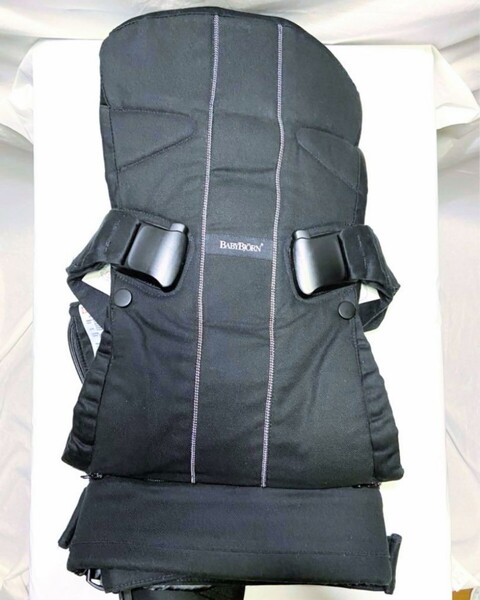 BABYBJORN ベビービョルン ONE コットンmix ブラック ベビーキャリア 抱っこ紐 抱っこひも