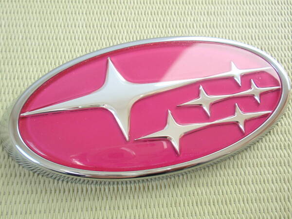 L【フロント納車外し品を塗装】スバル 六連星エンブレム★レヴォーグ/WRX/レガシィ/インプレッサ/エクシーガ等★6連星エンブレム★