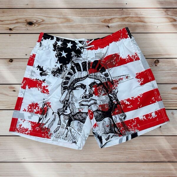 ☆SALE☆Manfinity Men's サーフパンツ 3XL アメリカ国旗