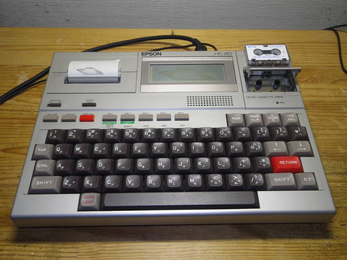 EPSON HC-20 旧型PC ハンドヘルドコンピューター□ジャンク品