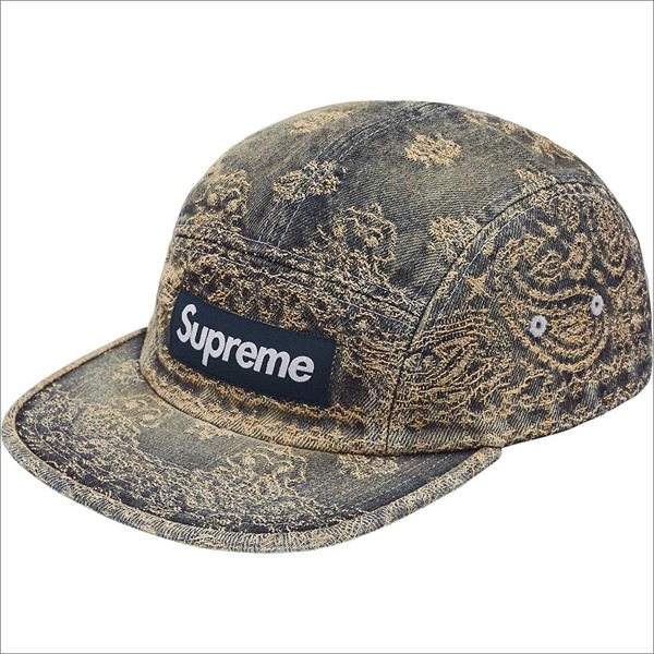 新品未開封 Supreme Bandana Jacquard Denim Camp Cap Blue 25SS ブルー バンダナ ジャカード デニム キャンプキャップ