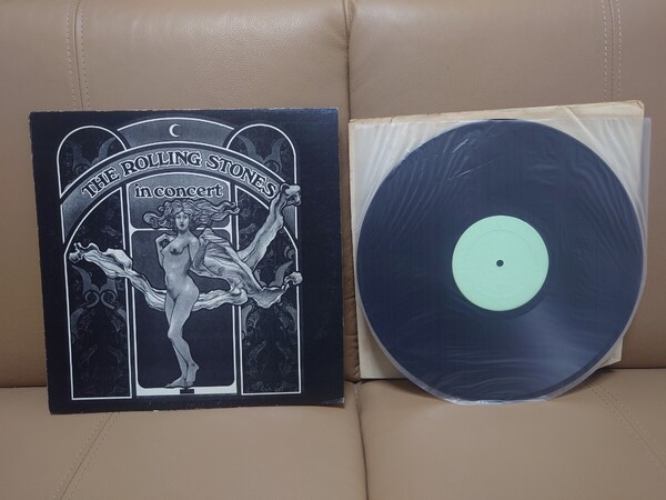 ★ローリング・ストーンズ The Rolling Stones ★in concert★中古LP★ジャケット経年傷み、汚れ