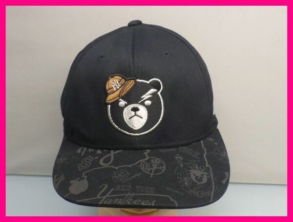 送料無料★ニューヨークヤンキース野球帽子 メンズF/スナップバック NEW YORK YANKEES JELLY BEAR MLBエムエルビーコリアメジャーリーグ