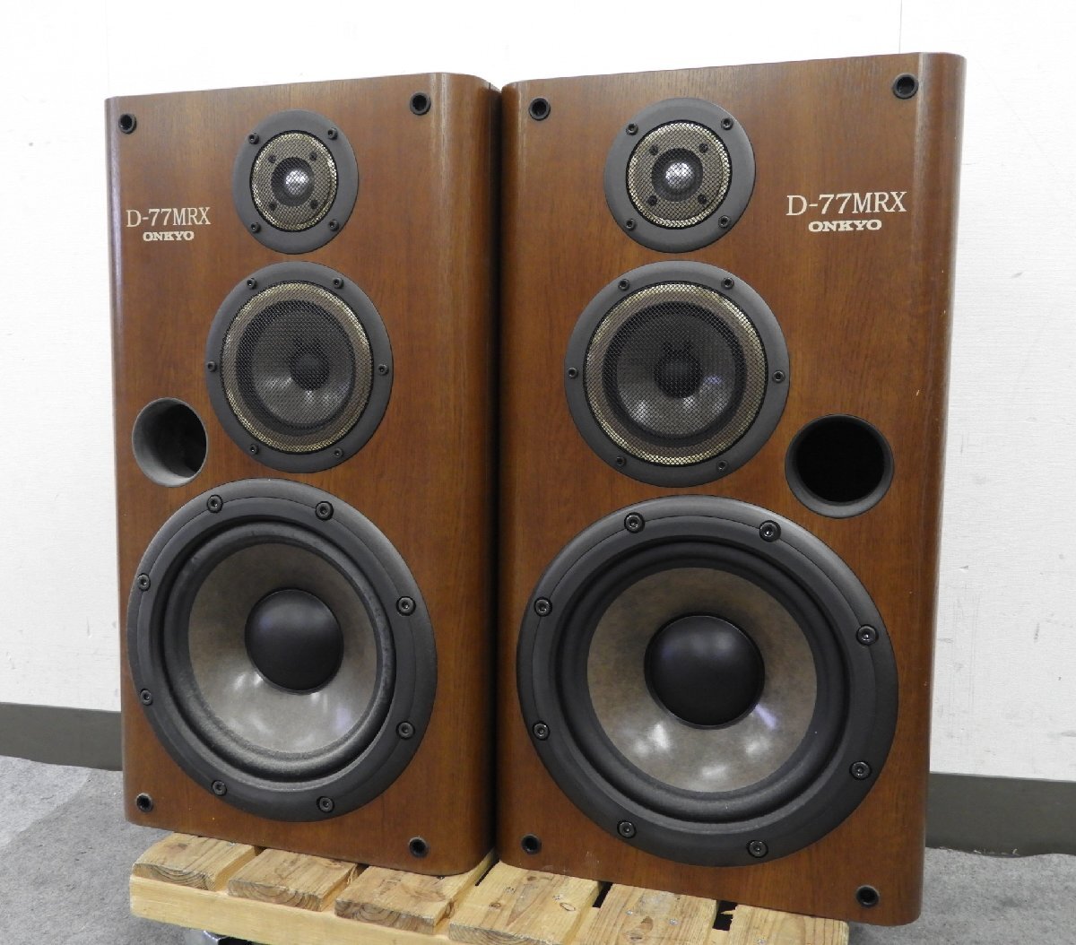 2本目　スピーカー ONKYO D-77MRX オーディオ機器 動作確認済み Yahoo!オークション -「d77mrx」の落札相場・落札価格