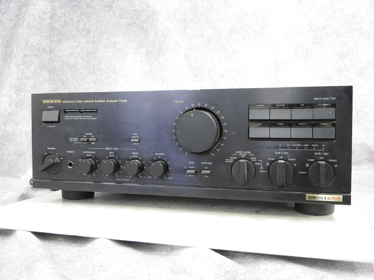 Yahoo!オークション -「onkyo integra a-817」の落札相場・落札価格 Yahoo!オークション -「onkyo integra a-817」の落札相場・落札価格