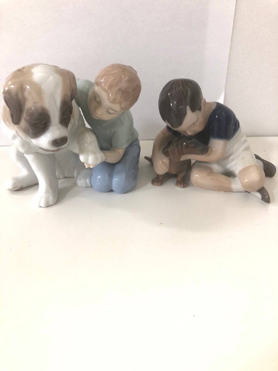 Yahoo!オークション -「リヤドロ 犬 少年」(リヤドロ) (西洋陶磁 Yahoo!オークション -「リヤドロ 犬 少年」(リヤドロ) (西洋陶磁