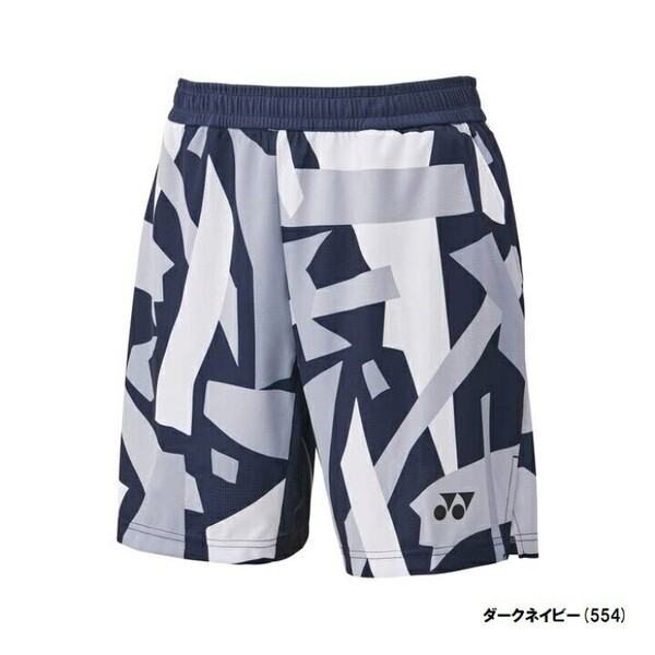 【15203 (554) L】YONEX(ヨネックス) メンズニットハーフパンツ カラー ダークネイビー L 新品未使用 バドミントン テニス 2025モデル