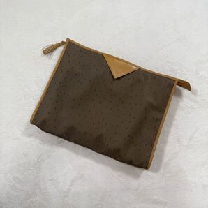 希少 Yves saint Laurent 総柄 編み込み セカンドバッグ イヴ サンローラン ビンテージ ヴィンテージarchive アーカイブ OLD タッセル