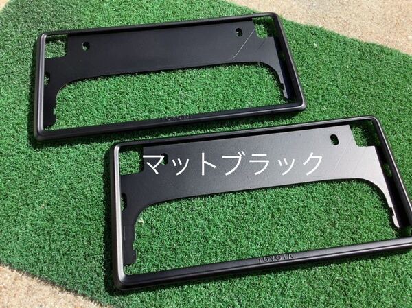 ナンバーフレーム トヨタ純正 トヨタ 黒 ブラック