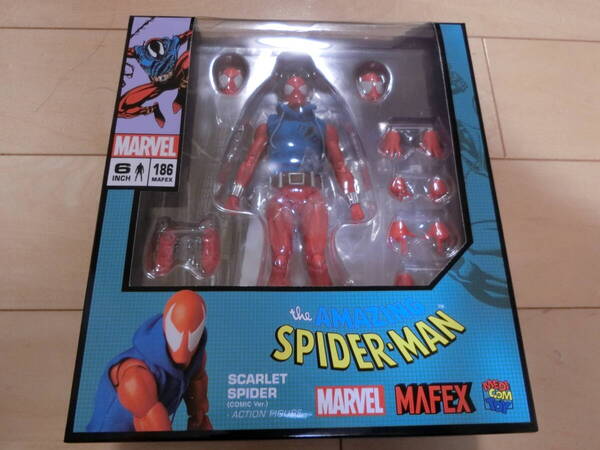 MAFEX マフェックス No.186 MAFEX SCARLET SPIDER スカーレット スパイダー (COMIC Ver.) 新品未開封 送料込みです。