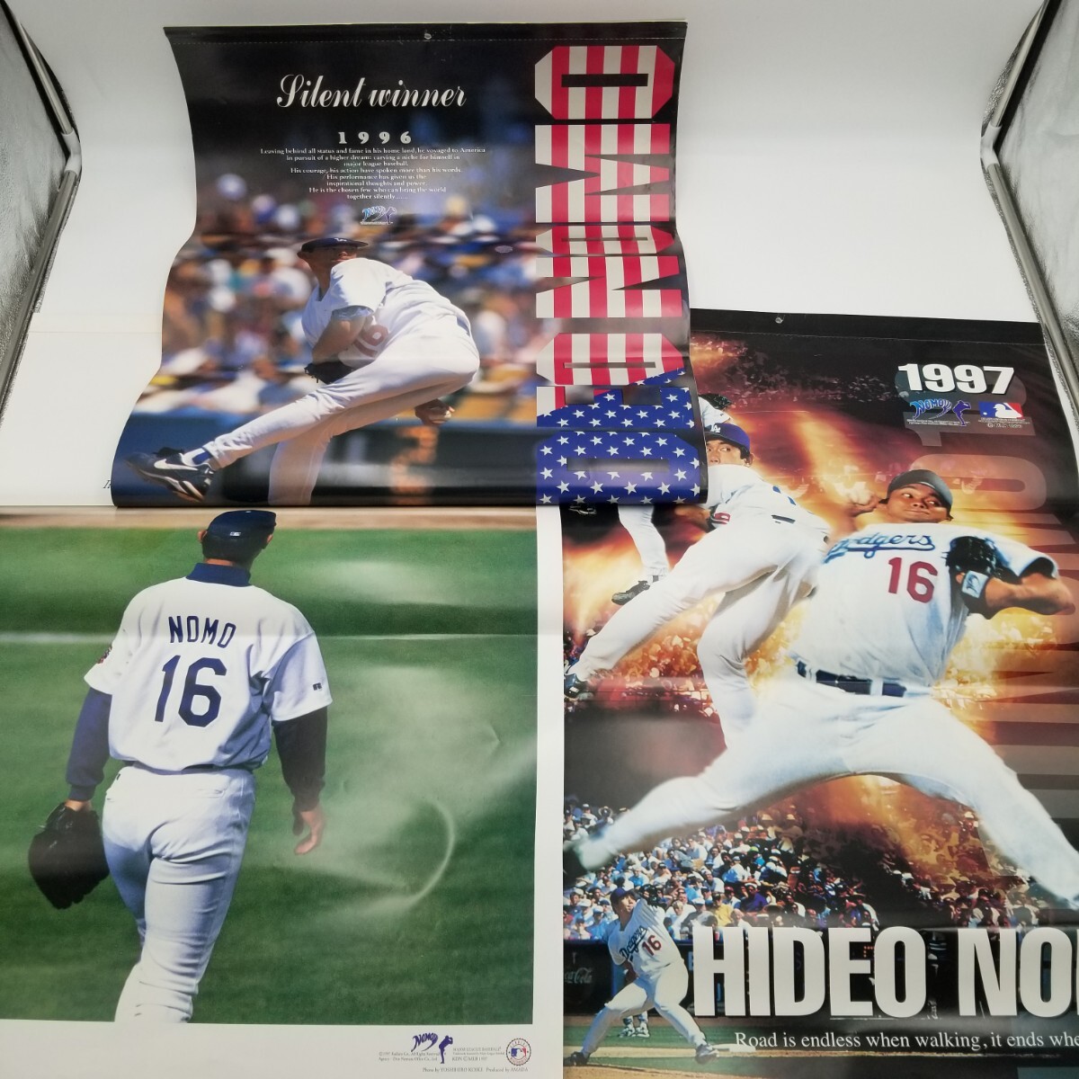 野茂英雄ポスター MLB ロサンゼルス・ドジャース NOMO 雑誌 野茂英雄ポスター MLB ロサンゼルス・ドジャース NOMO 雑誌