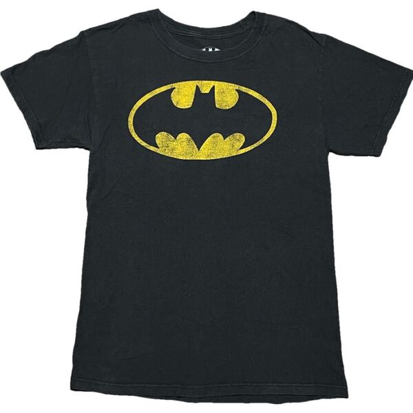 MADE IN MEXICO製 BATMAN 半袖プリントTシャツ ブラック Sサイズ バットマン アメコミ キャラクター メキシコ製 Tシャツ スーパーヒーロー