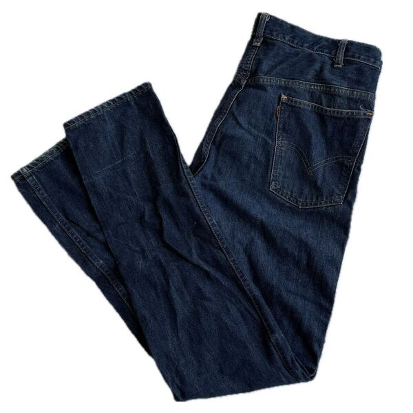 60s Levi's リーバイス 606 BigE オレンジタブ 刻印8 濃紺 実寸36*34 ヴィンテージ 605 505 orengetab スリム ペンシルストレート