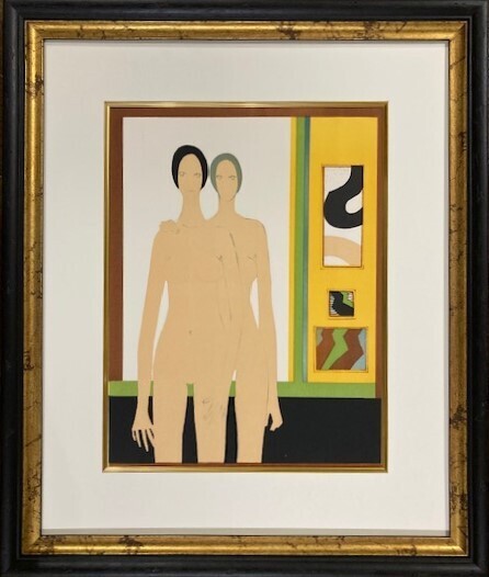 【特価】 ≪ アンドレ ミノー ≫ オリジナル リトグラフ【石版画】 DOUBLE 1974年 ANDRE MINAUX