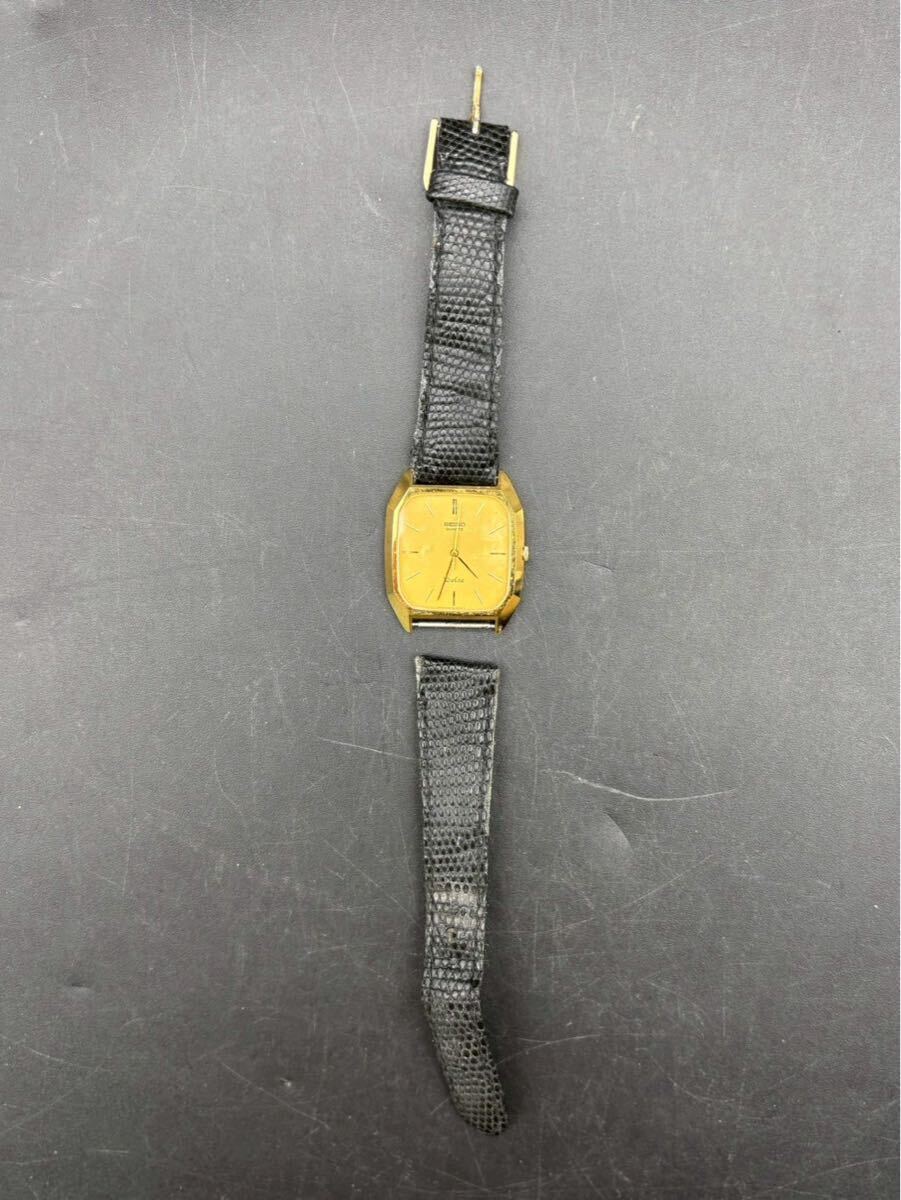 Vintage【NEAR MINT】Seiko Dolce 5931-5460 Gold Dial Quartz