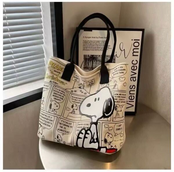 新春限定セール SNOOPY スヌーピー ポータブルショルダーバック トートバッグ