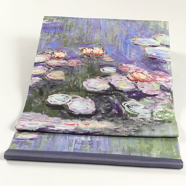 睡蓮 モネ 正絹 嵯峨屋オリジナルカラー 絹 帯地 反物 睡蓮 モネ 正絹 嵯峨屋オリジナルカラー 絹 帯地 反物 新品 お