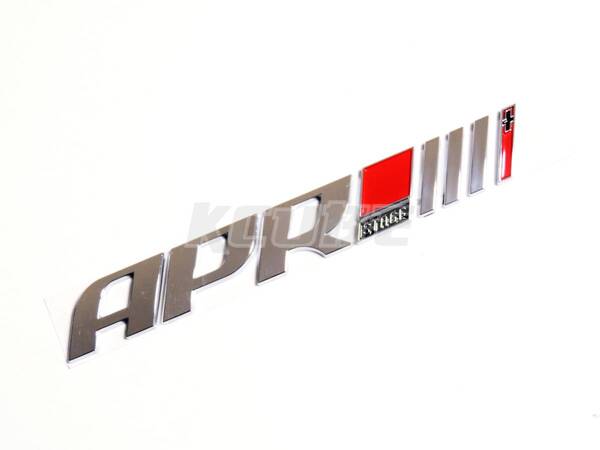 【送料無料】【国内発送】 APR エンブレム バッチ 新品 VW アウディ USDM 等に ◆ ゴルフ ジェッタ パサート A1 A3 A4 A6 Q2 Q3 Q5 他 ◆