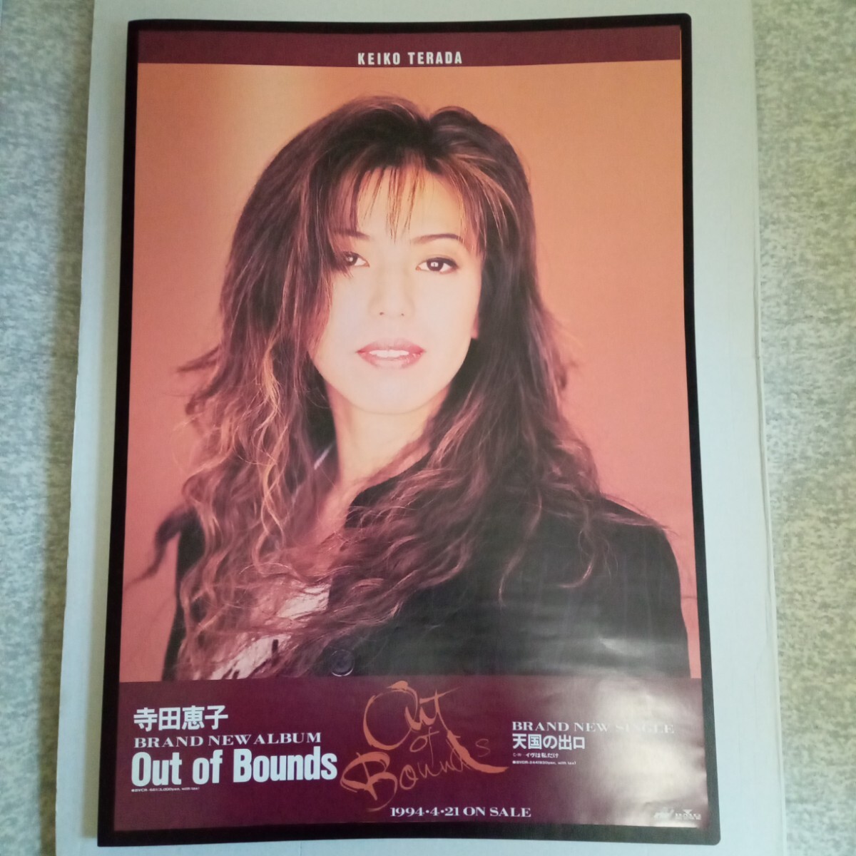寺田恵子　B2サイズ　ポスター　Out of Bounds　SHOW-YA 寺田恵子 B2サイズ ポスター Out of Bounds SHOW-YA 寺田恵子 B2