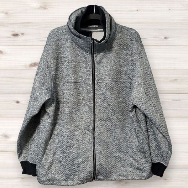 1375 ルイシャブロン LouisChavlon ブルゾン ジャンパー アウター 上着 (3L 2XL) グレー