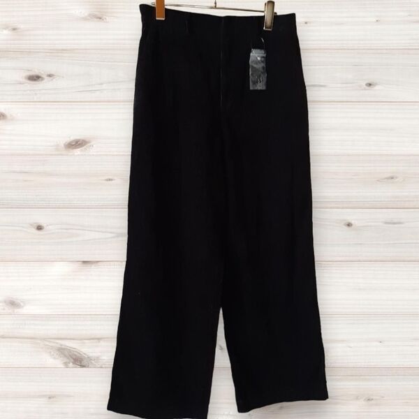 A0558 ユニクロ UNIQLO 長ズボン パンツ カジュアル (黒)
