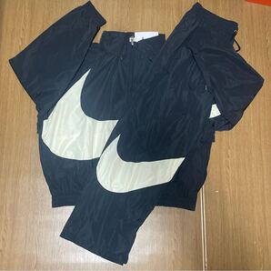 Lサイズ NIKE ビッグスウッシュ ウーブンセットアップ