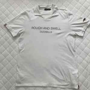 ☆ SALE!ラフアンドスウェル ポロシャツ 半袖Tシャツ ゴルフ 白 rough and swell