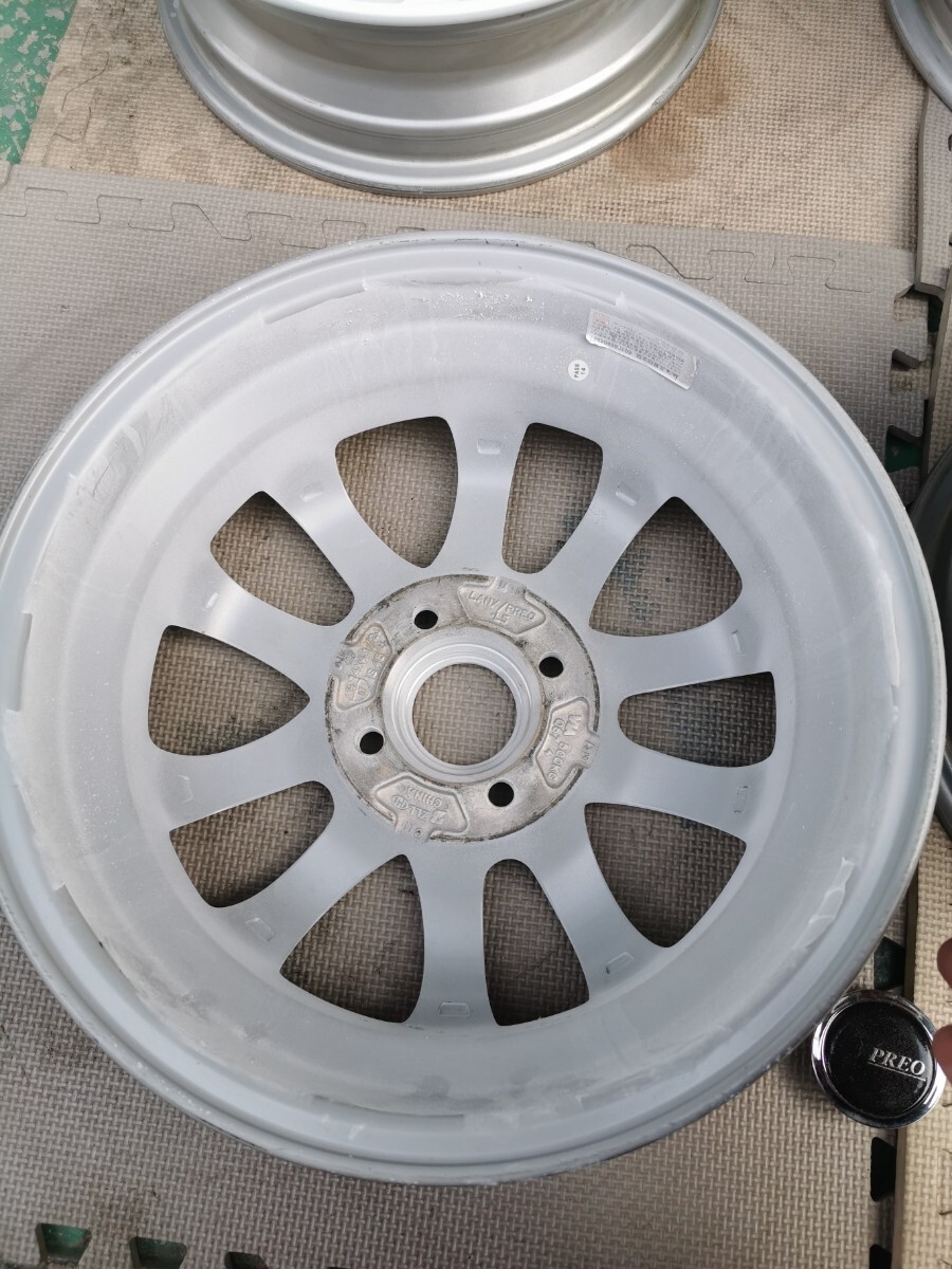 14×4.5j+45 アルミホイール　再塗装品４本