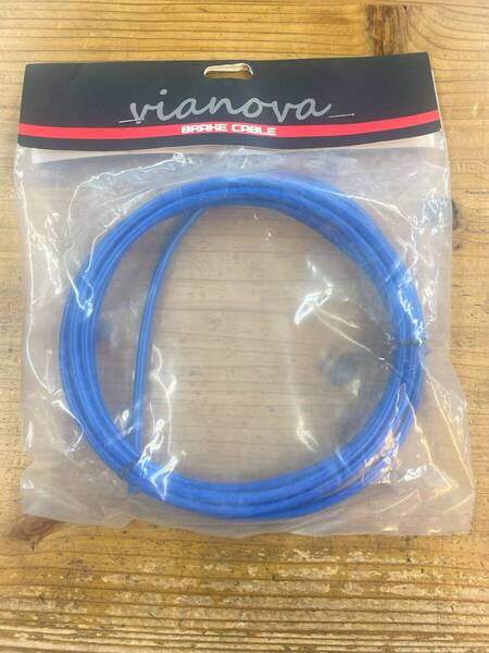 自転車用ブレーキアウターケーブル A型ブルー vianova オリジナル φ5mmx3000mm