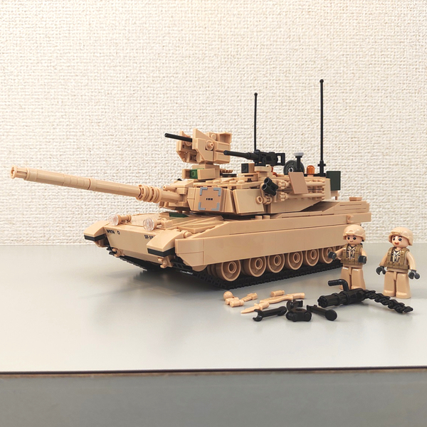 アメリカ軍 M1 エイブラムス 主力戦車 レゴ互換 ミリタリー 兵器 MBT