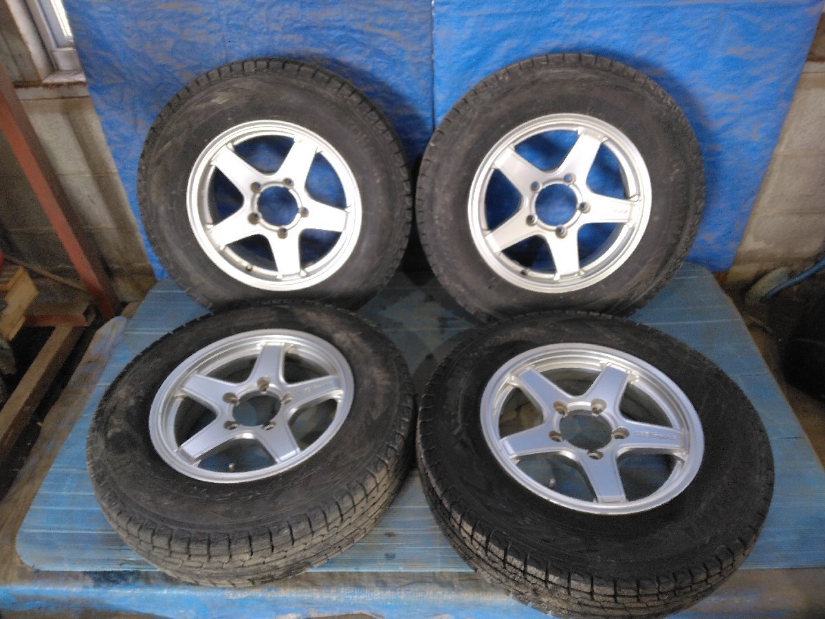 ◇中古バリ溝ヨコハマG075 185/85R16 2020年製スタッドレス