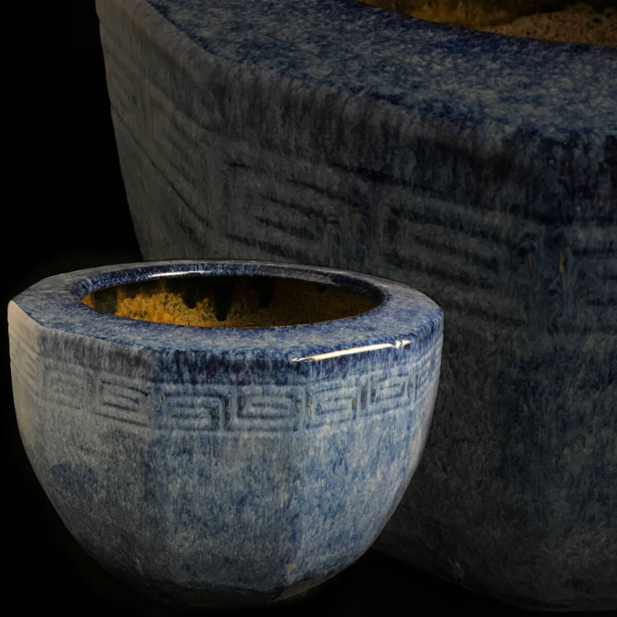 アテッサ新作モデル 植木鉢 盆栽鉢 盆栽 462 中国鉢 勝り ナマコ 海鼠 工芸品