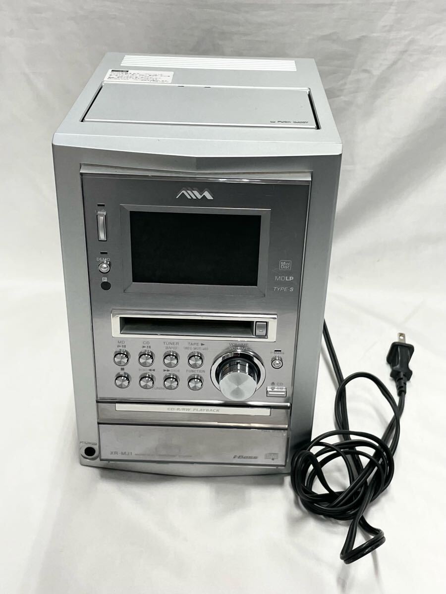aiwa アイワ ミニコンポ CD MD ジャンク CX-LMJ1 カセットテープ
