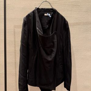 00s HELMUT LANG DRAPE jacket ノーカラー ジャケット