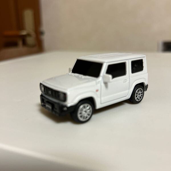 ミニカー ジムニー Jimny ホワイト スズキ プルバックカー